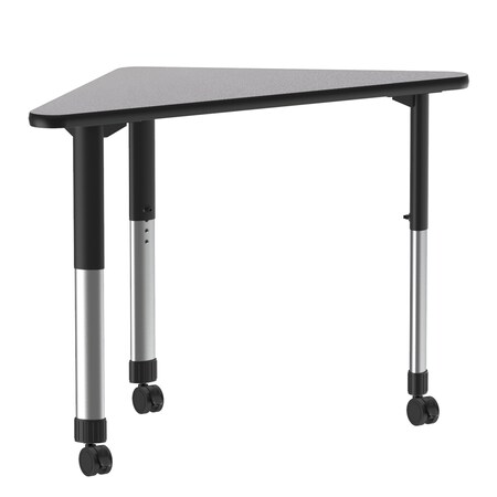 Correll HPL Collaborative Desk - Casters - Wing AD3041-WING-55-09-09-CK